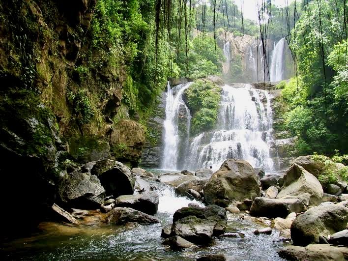 Cataratas Nauyaca en plena selva